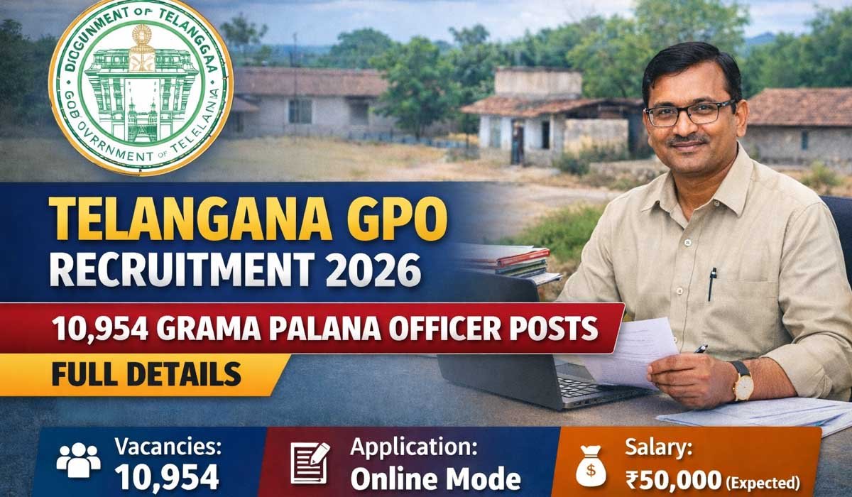 Telangana GPO Recruitment 2026