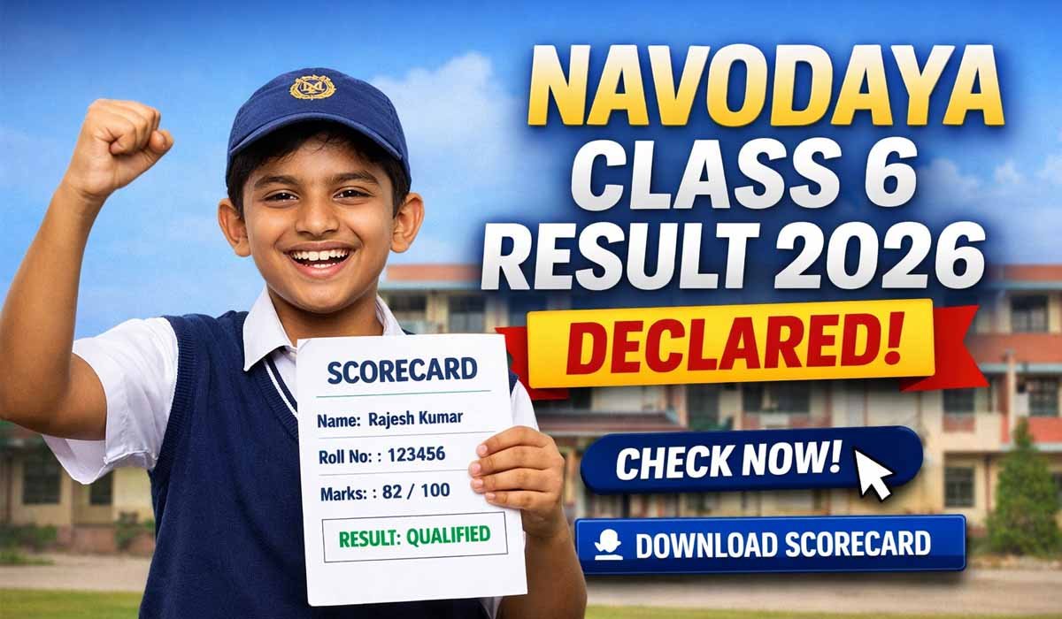 Navodaya Class 6 Result 2026