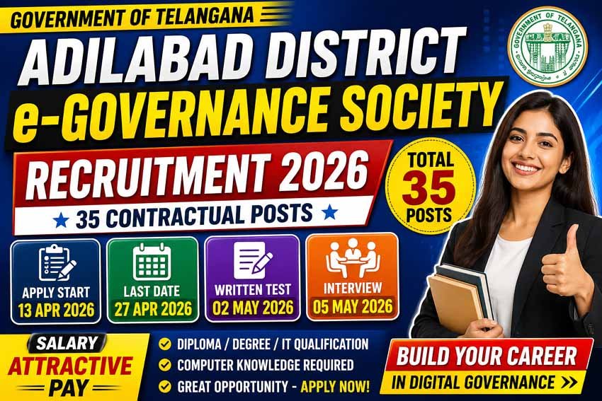 Adilabad District e-Governance Society Recruitment 2026thumbnail