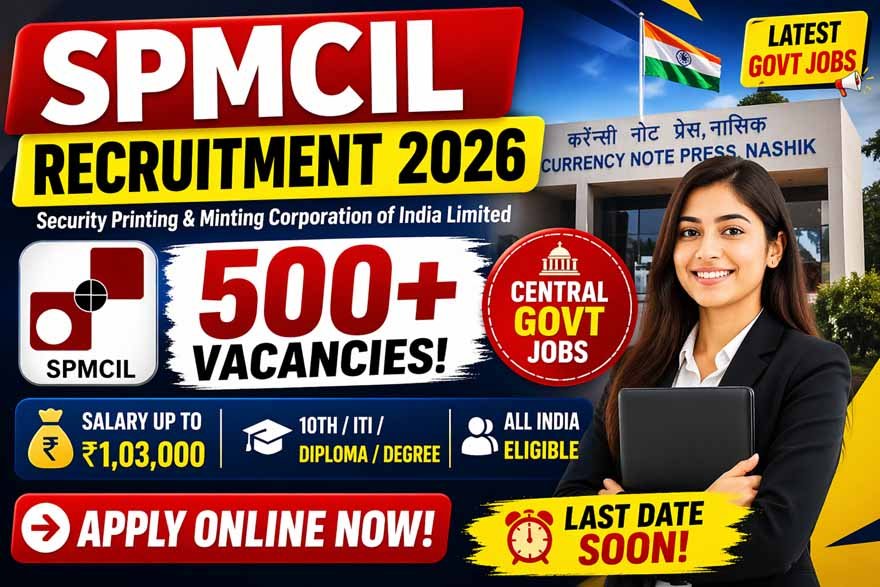 SPMCIL Currency Note Press Recruitment 2026 2
