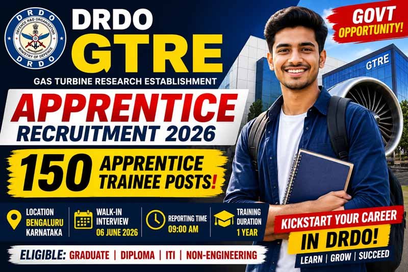 DRDO GTRE Apprentice Recruitment 2026c