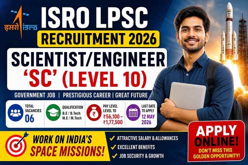 ISRO LPSC Recruitment 2026 th