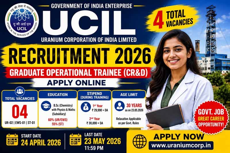 UCIL Graduate Operational Trainee Recruitment 2026 thumbnail